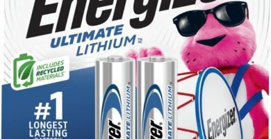 Energizer Ultimate Lithium AA Batteries (2 Pack), 1.5V Lithium Double A Batteries